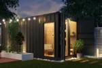 Conteneur Sauna de 15 m² avec espace de repos « clé en main »