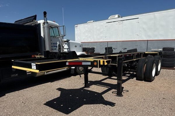 Remorque porte-conteneurs Theurer 220-CC-23 T/A 1980