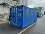 Container 20 pieds Bleu
