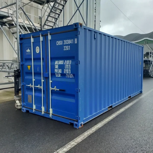 Container 20 pieds Bleu