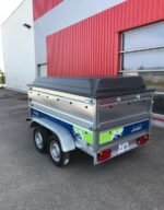 Remorque Lider Florence 750Kg avec Capot et Doubles Ridelles