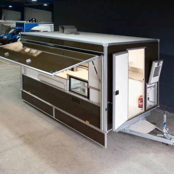 Remorque à pizza sur mesure