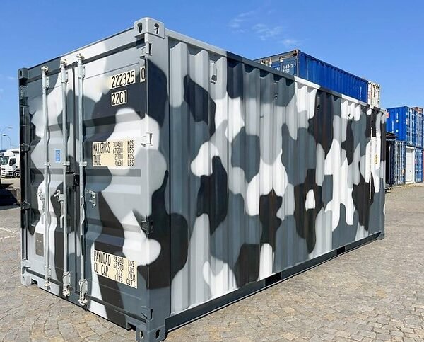 Conteneur Maritime de 20 Pieds Camouflage