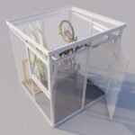 Abri de jardin modulaire isolé 2x2m blanc - plancher inclus – Image 9