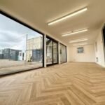 Conteneur modulaire 32x10 pi – Bureau/Cantine avec baies vitrées