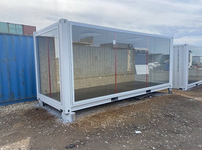 conteneur-DV4.jpg Conteneur d'Exposition en Conteneur Maritime DV de 20 Pieds – Image 1