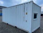Conteneur Maritime 20 Pieds avec Porte Hörmann, Porte d’Entrée et Fenêtre – Image 8