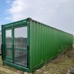 Conteneur maritime aménagé 40 pieds – Bureau avec douche et toilettes – Image 2