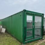 Conteneur maritime aménagé 40 pieds – Bureau avec douche et toilettes – Image 5