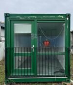 Conteneur maritime aménagé 40 pieds – Bureau avec douche et toilettes – Image 8