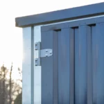 Conteneur démontable bleu acier 2 x 2 mètres – avec double porte – Image 3