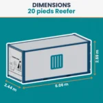 Conteneur 20 Pieds Reefer neuf – Image 3