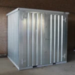 Conteneur de stockage 2 x 2 mètres – avec double porte