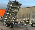 Remorque Benne Indespension 2 Essieux – PTAC 2700 kg, Hydraulique Basculante