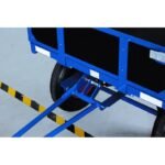 Remorque manuelle avec 4 ridelles, charge 700 kg – Image 2